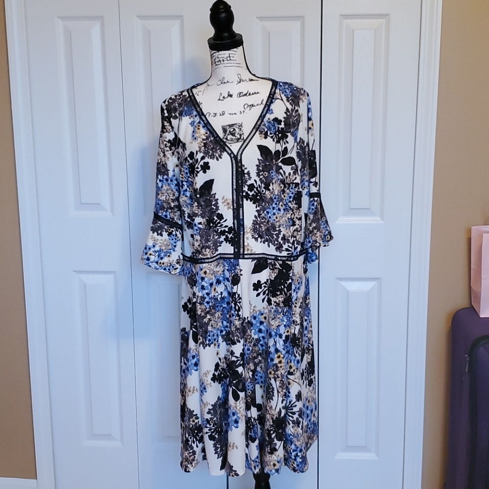NWOT Lane Bryant Floral Dress-Size 24